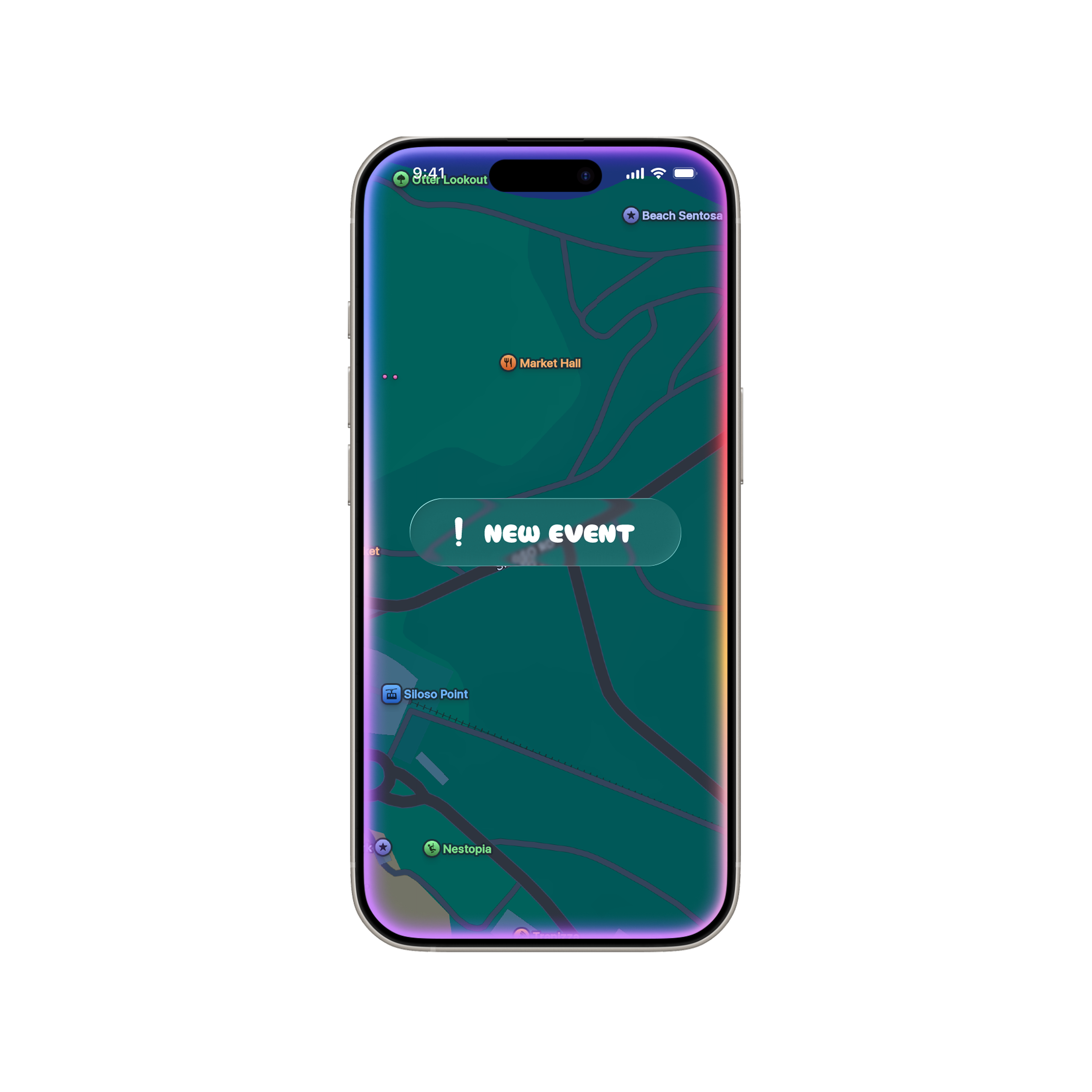 Wander App Mockup